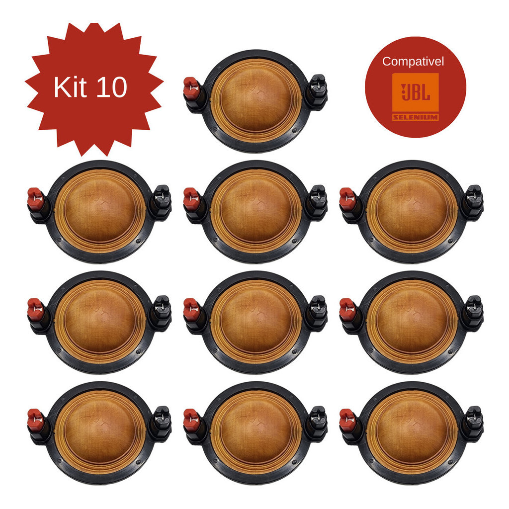 Kit 10x Reparo Para Driver Compatível Selenium D-250x 100w em Oferta na Shopee