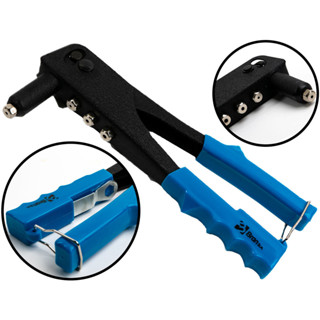 Alicate Rebitador Manual Profissional 9,5 Polegadas Com 4 Bicos Para Rebites De 2,4mm Até 4,8mm em Oferta na Shopee