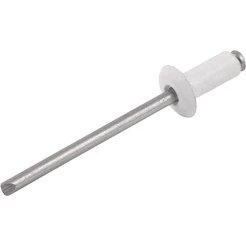 Rebite Alumínio Branco 4,0x12mm 412 com 1000 peças Vonder