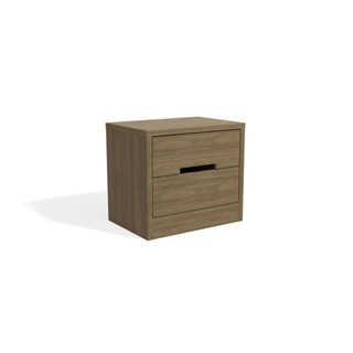 Mesa De Cabeceira Com 2 Gavetas Kappesberg Nogueira S822 em Oferta na Shopee