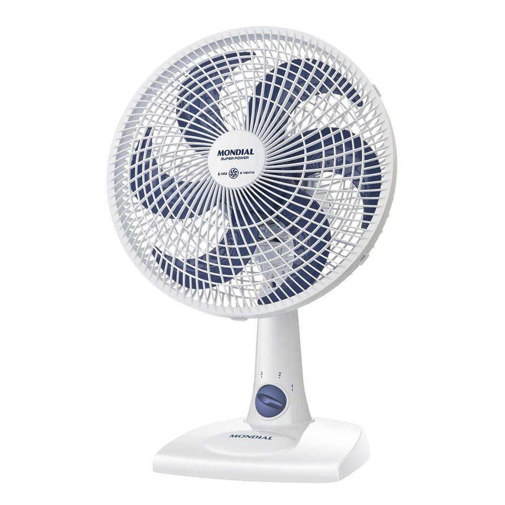 Ventilador De Mesa Mondial - 06 Pás - Vsp-30-w Vent 30cm Vsp-30-w 127v/60hz Super Power em Oferta na Shopee