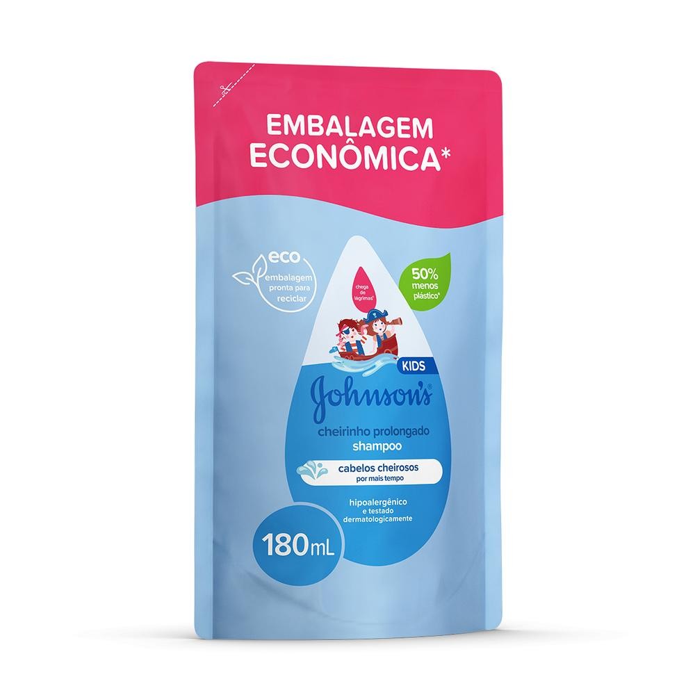 Shampoo Johnson's Baby Cheirinho Prolongado 180ml - Beauty