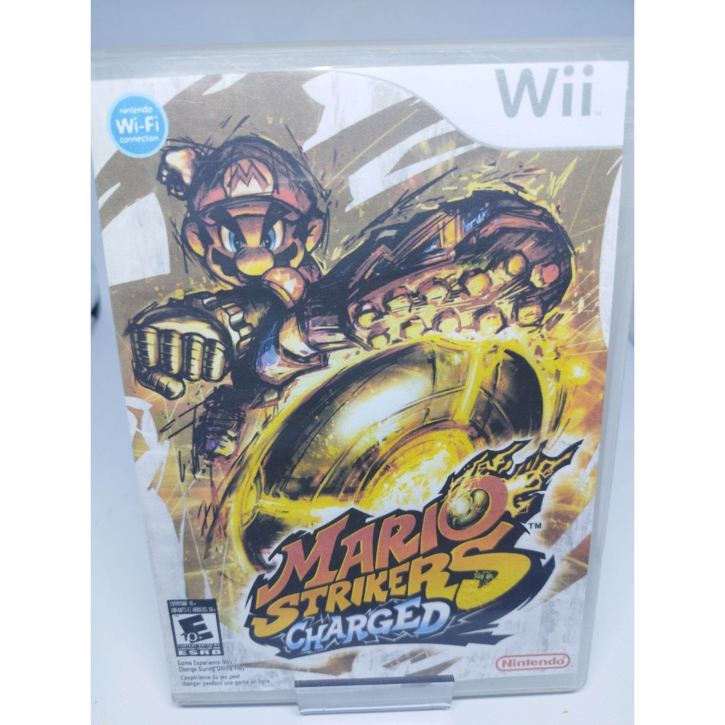 MARIO STRIKERS CHARGED NINTENDO WII MIDIA FISICA ORIGINAL RELABEL
