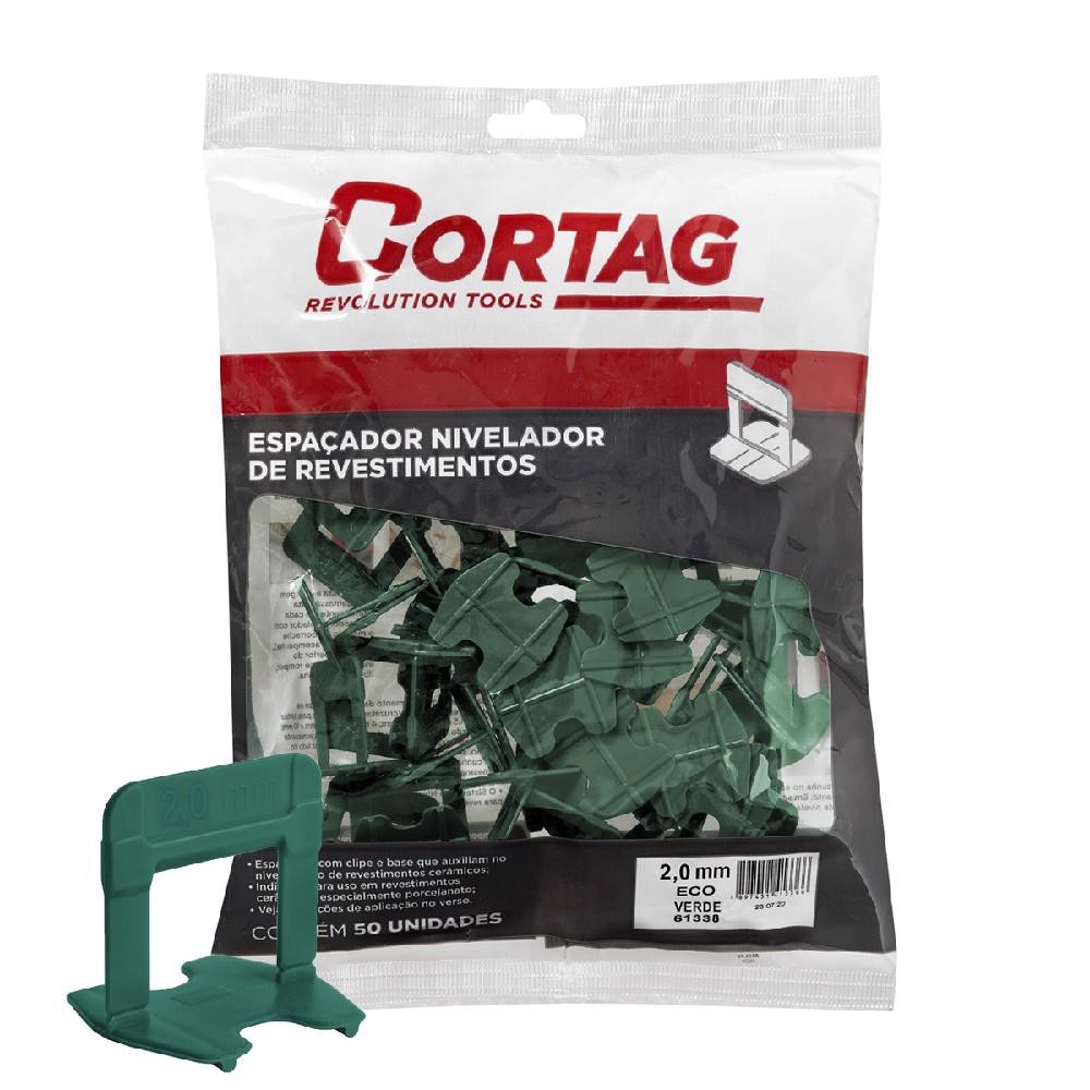 Espaçador Para Nivelador 2,0mm Com 50 Unidades (ECO 61338) - Cortag em Oferta na Shopee