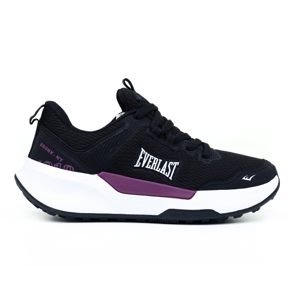 Tênis Everlast Solo Fem Preto / Roxo em Oferta na Shopee