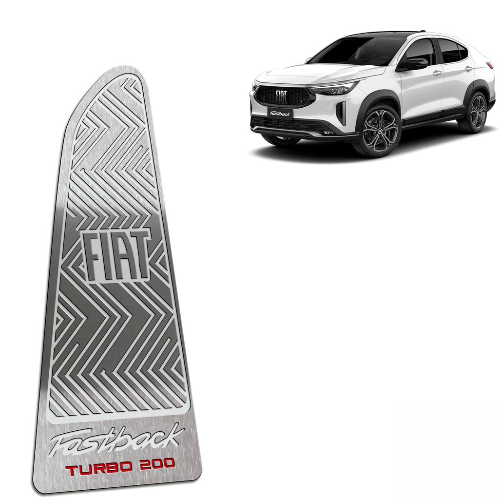 Descanso de Pé Fiat Fastback Turbo 200 23/.. - Aço Inox em Oferta na Shopee