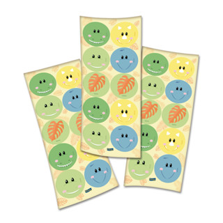 30~150 ADESIVO DINOSSAURO BABY  REDONDO FESTCOLOR em Oferta na Shopee