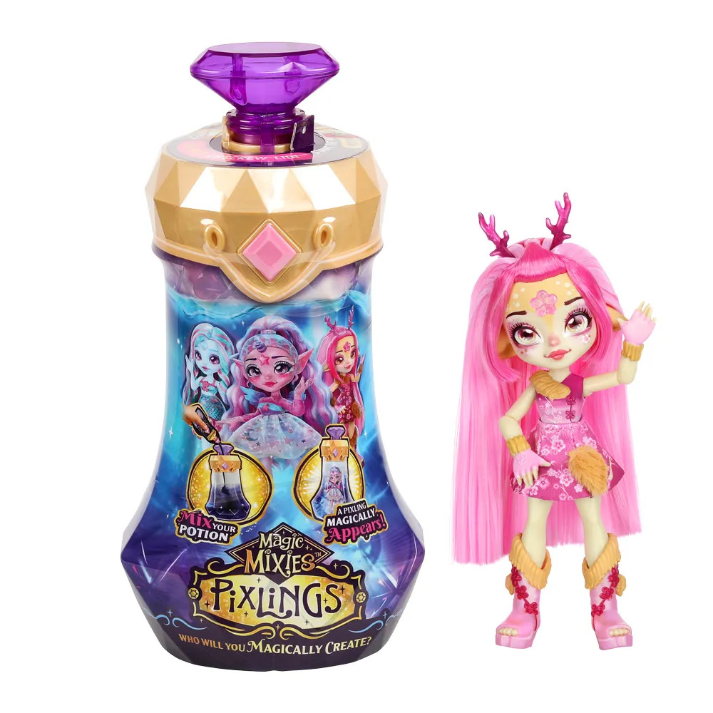 Boneca Magic Mixies Pixlings Jarro com Figura Surpresa Articulada com Acessórios - Candide