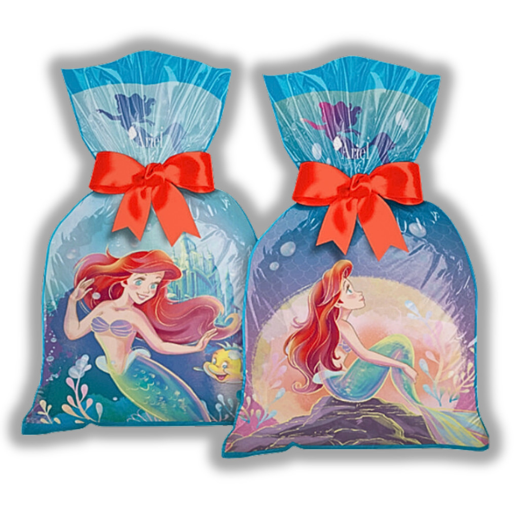 8 ~40  SACOLA  ARIEL DISNEY FESTA LEMBRANCINHA Regina