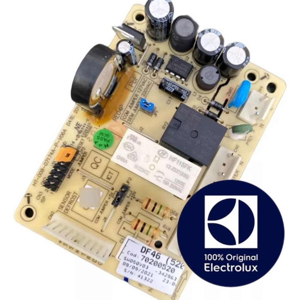 PLACA POTÊNCIA - DF46-DF49 - 70200520/A99270502 - REFRIGERADOR ELECTROLUX ORIGINAL (127V)