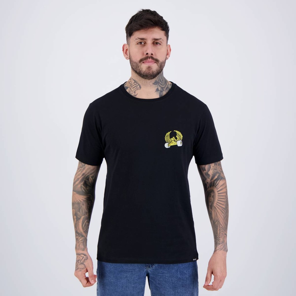 Camiseta Hurley Hard Wings Preto em Oferta na Shopee