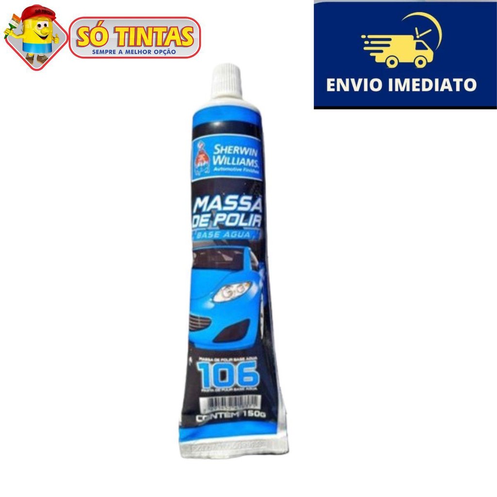 Massa De Polir N.02 Bisnaga Base D’Água 150g Lazzuril – Uso Automotivo em Oferta na Shopee