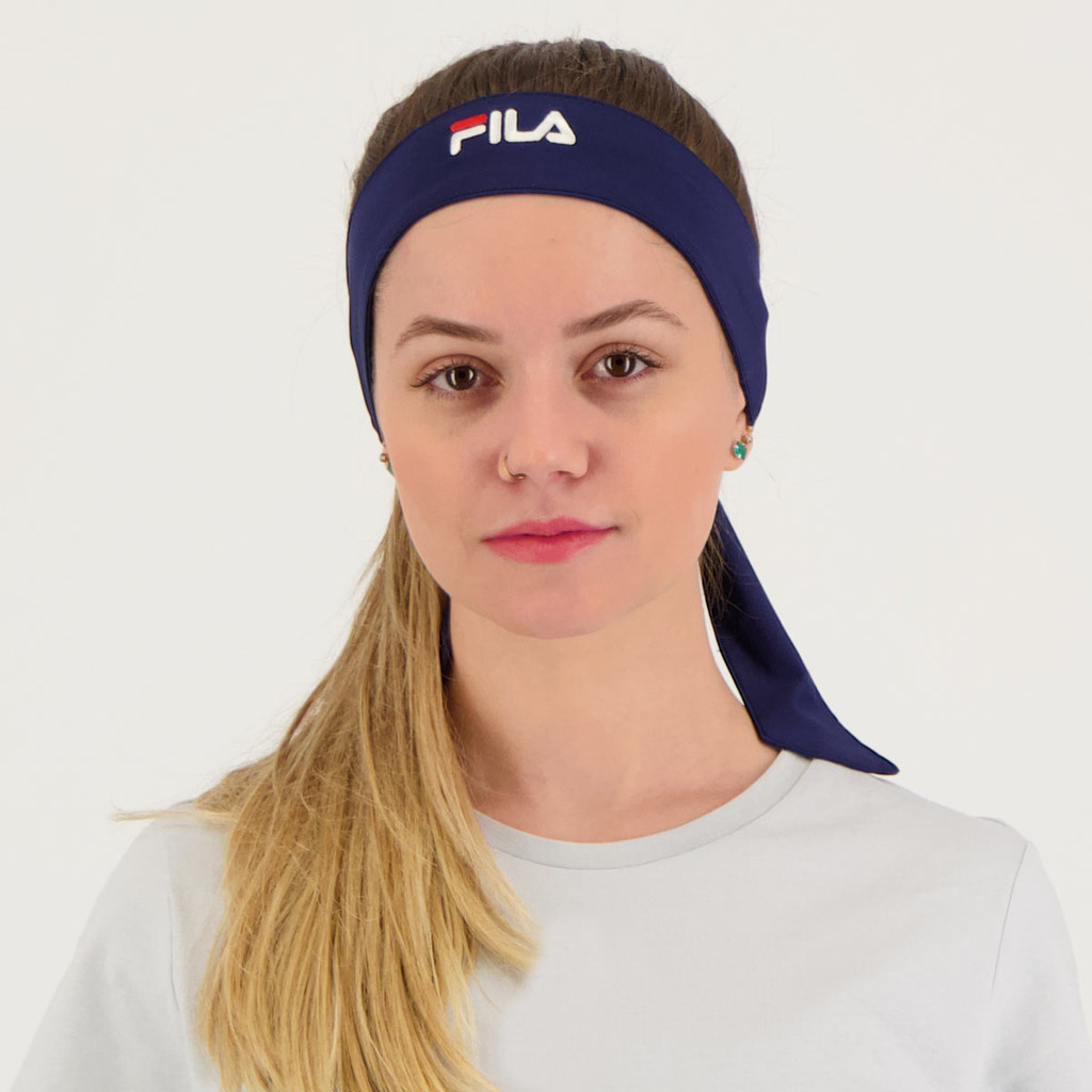 Faixa de Cabeça Fila Tennis Team Marinho em Oferta na Shopee