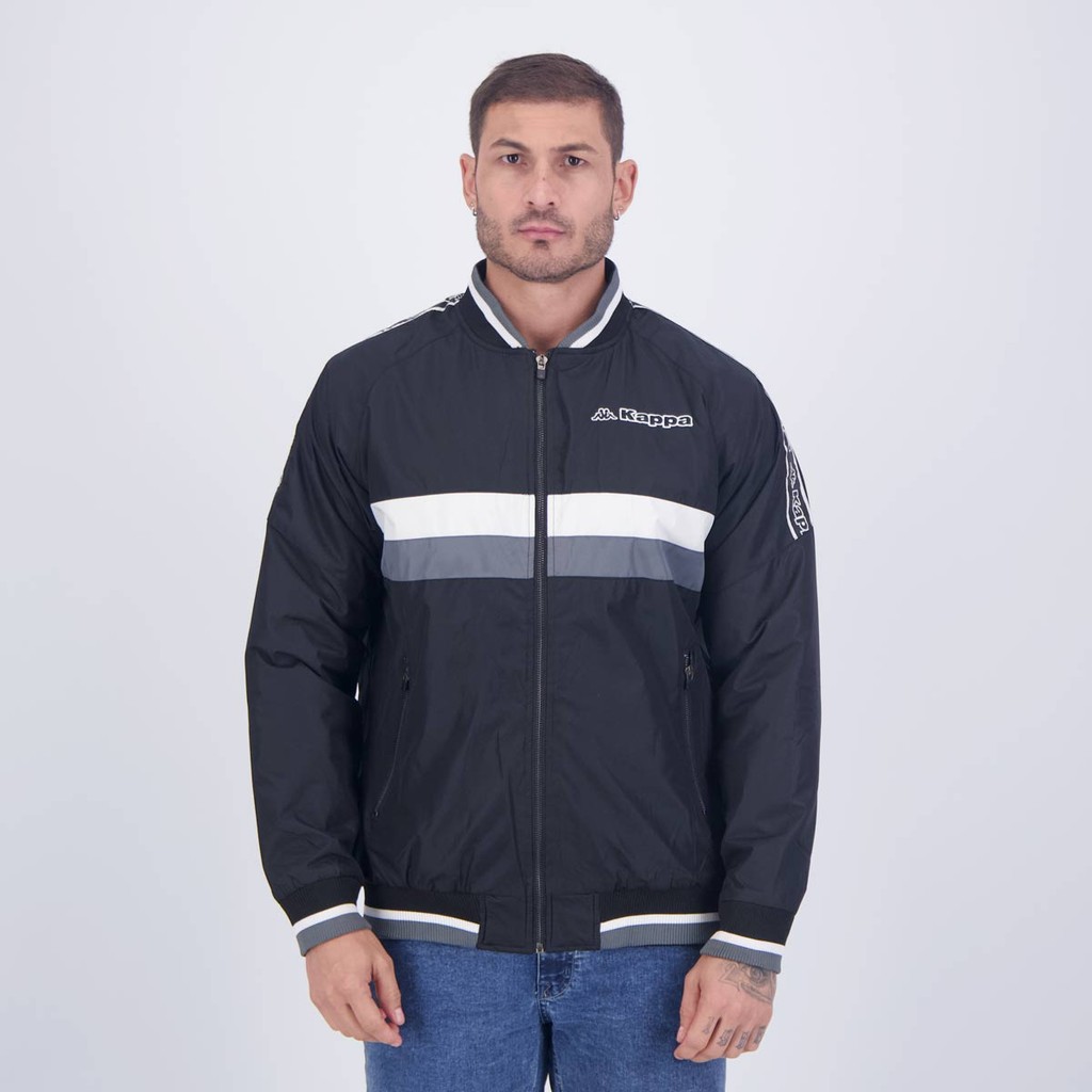 Jaqueta Kappa Bomber Sport Preta