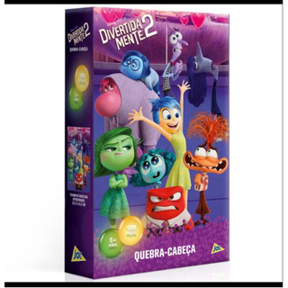 QUEBRA CABEÇA DISNEY PIXAR TOYSTER PUZZLE FILME DESENHO INFANTIL PEÇAS EMOÇÕES