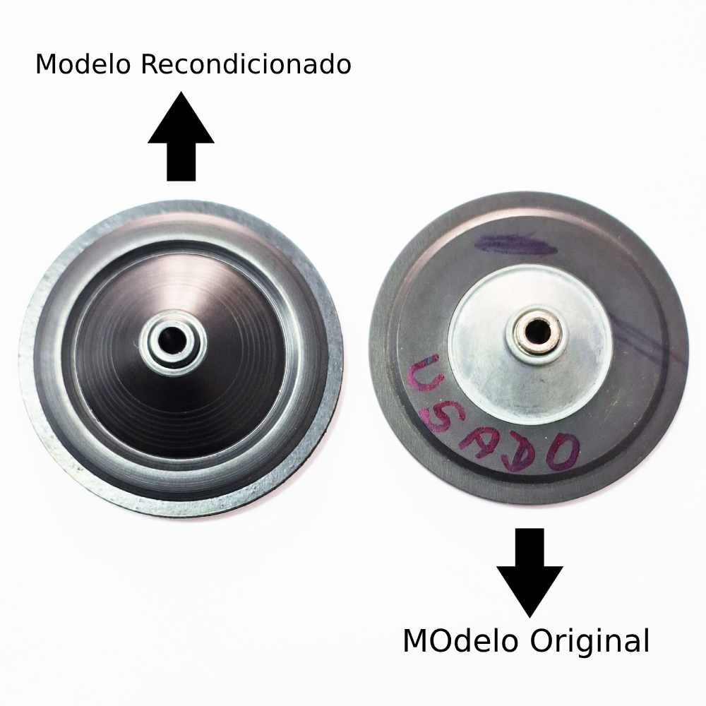 Polia Toca Disco Garrard Cubo Alto Eixo de Plástico 51mm