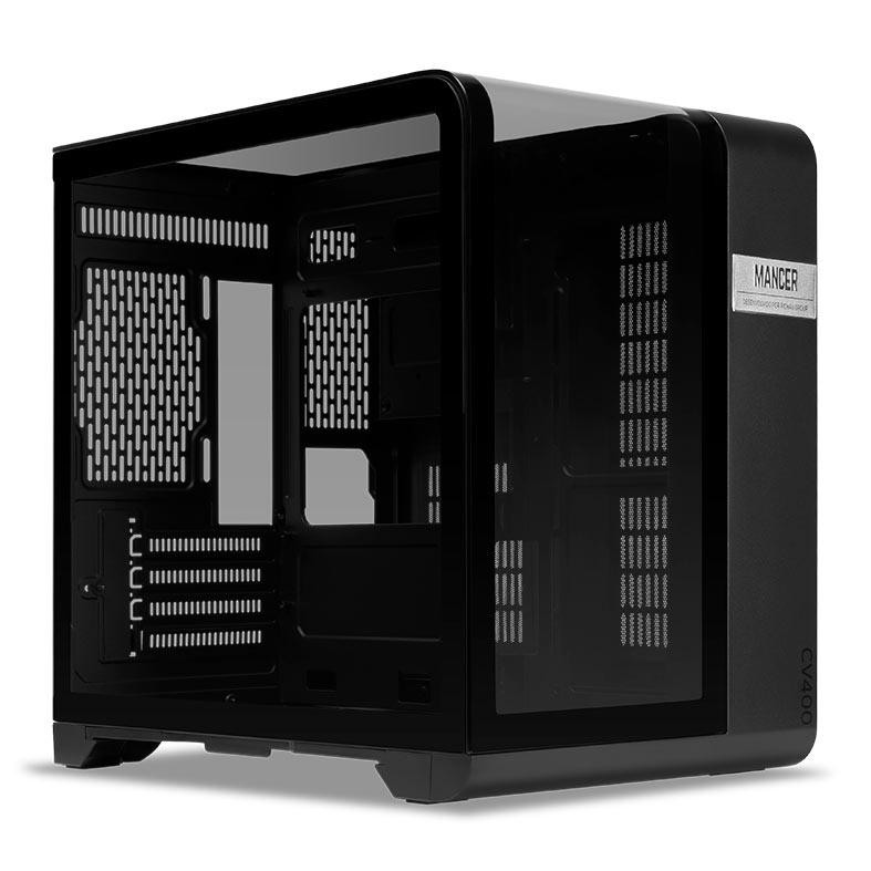 Gabinete Gamer Mancer CV400, Mid-Tower, Lateral de Vidro Preto, MCR-CV400-BK - Computers & Accessories