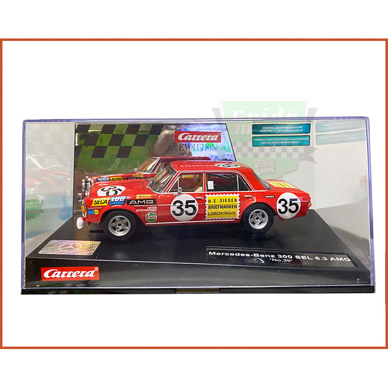 Carro Carrera autorama Mercedes-Benz 330 SEL 6.3 AMG N35 - escala 1/32