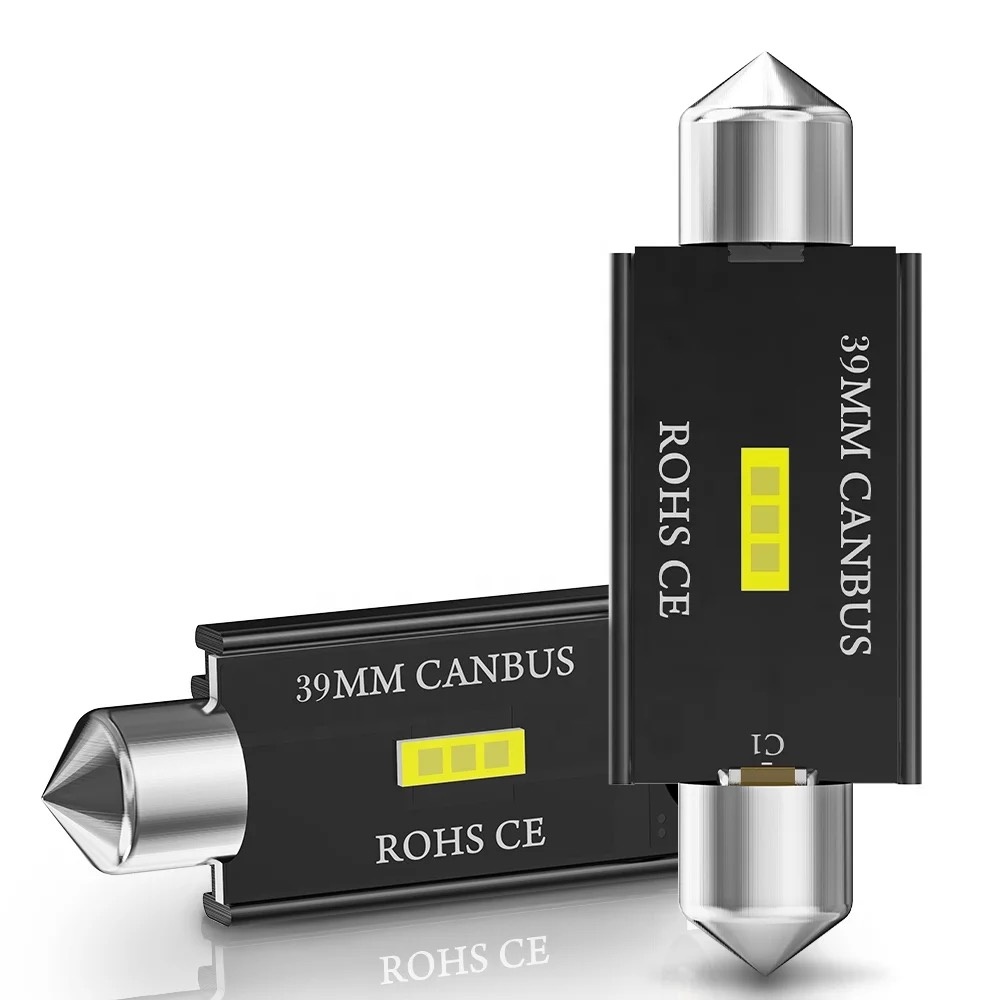 Par Ultra Led Torpedo Canbus C5w C10w Extra Forte 6.000k 10w em Oferta na Shopee