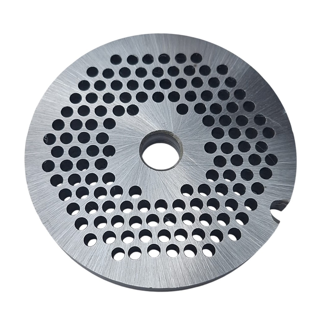 DISCO DE MOEDOR DE CARNE BOCA 22 COM FURO 4MM 22/04 AÇO CARBONO REDE PARA MOEDOR DE CARNE