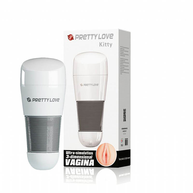 Masturbador Lanterna Forma de Vagina PL Kitty - 2 Cores