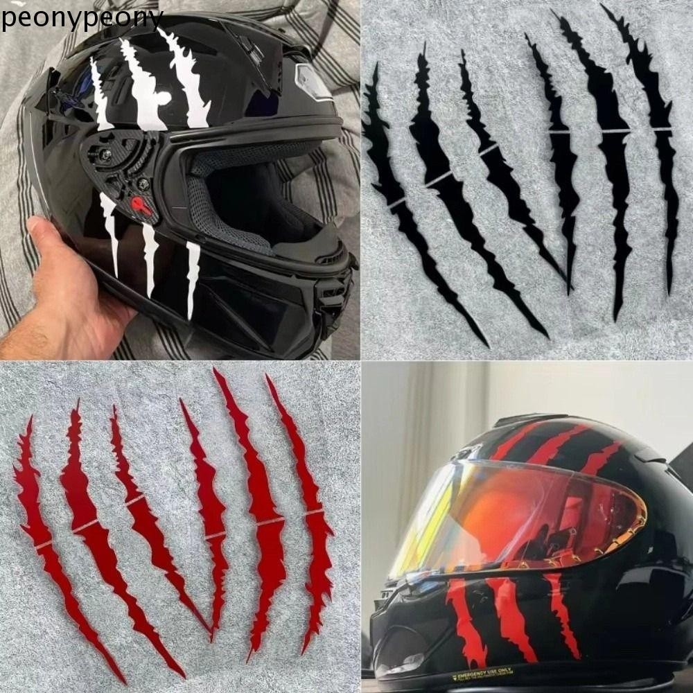 Adesivos De Motocicleta PEONY , Capacete De Arranhões DIY Vinil De Carro De Cor Sólida em Oferta na Shopee