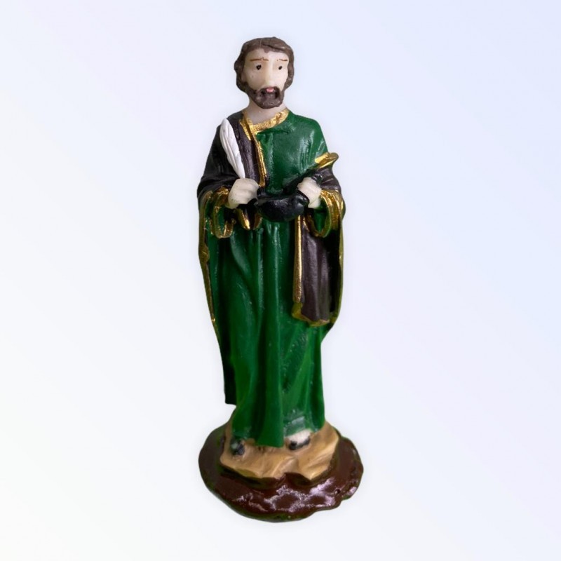 Escultura São Lucas 8 cm em Resina