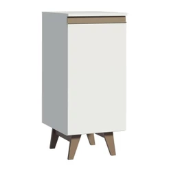 Balcão Madesa Reims 35cm 1 Porta Branco