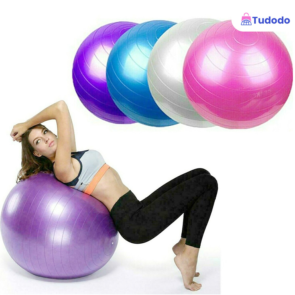 Pilates Yoga Bola 55-65cm Exercício Abdominal Fitness