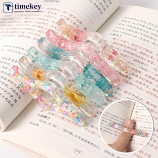 TIMEKEY Polegar Livro Suporte Página Prensas Titular Stands Marcadores Convenientes Material De Escritório Papelaria A6X