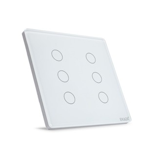 Ekaza Interruptor Inteligente WiFi Zigbee 4x4 vidro 2.5d 6 botão Touch Alexa Google home em Oferta na Shopee