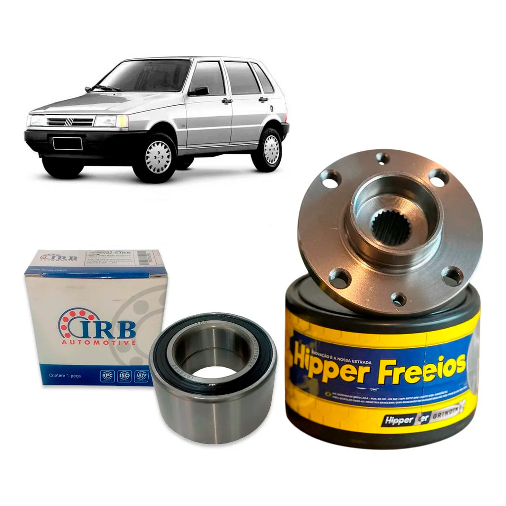 Cubo E Rolamento Dianteiro Do Uno Mille 90 91 92 93 94 95 em Oferta na Shopee