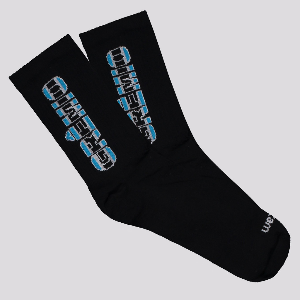 Meia Grêmio Esporte Preta em Oferta na Shopee