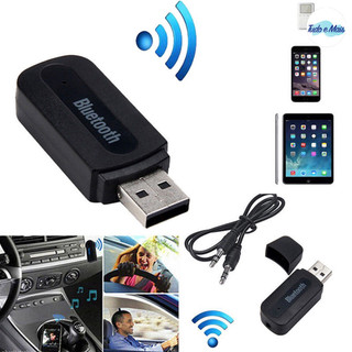 Receptor Bluetooth USB Música P2 Chamada Adaptador De Som Para Carro