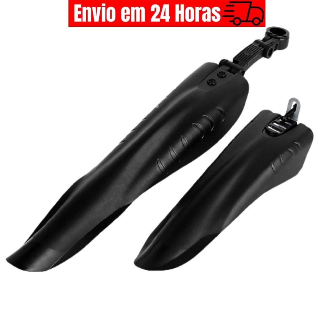 Paralamas Para Bike Par Para-lama Dianteiro e Traseiro - Para Barro Nylon Bicicleta Ciclismo Aro 26-29