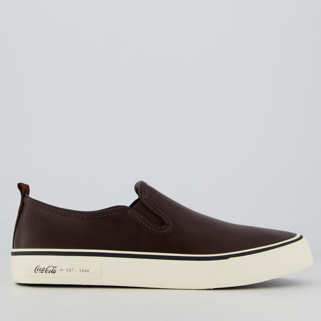 Tênis Coca Cola Iate City Town Marrom - Men Shoes