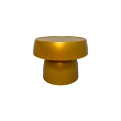 Boleira Cogumelo Média - Ouro - 15,5x12,5cm - 1 unidade - Rizzo
