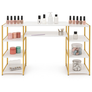 Mesa Manicure Grande Design Sofisticado e Exclusivo 1.50mt Comprimento em Oferta na Shopee