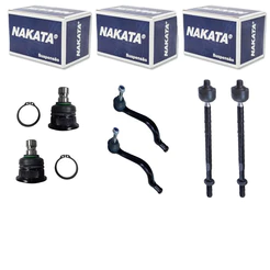 Kit 2 Barra Axial 2 Terminal direção 2 Pivo SANDERO 2008 a 2014