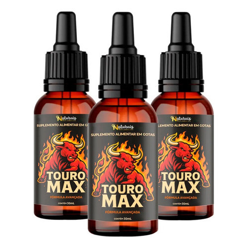 Kit 3 Touro Max Original 30ml - Loja Oficial - Envio Hoje em Oferta na Shopee