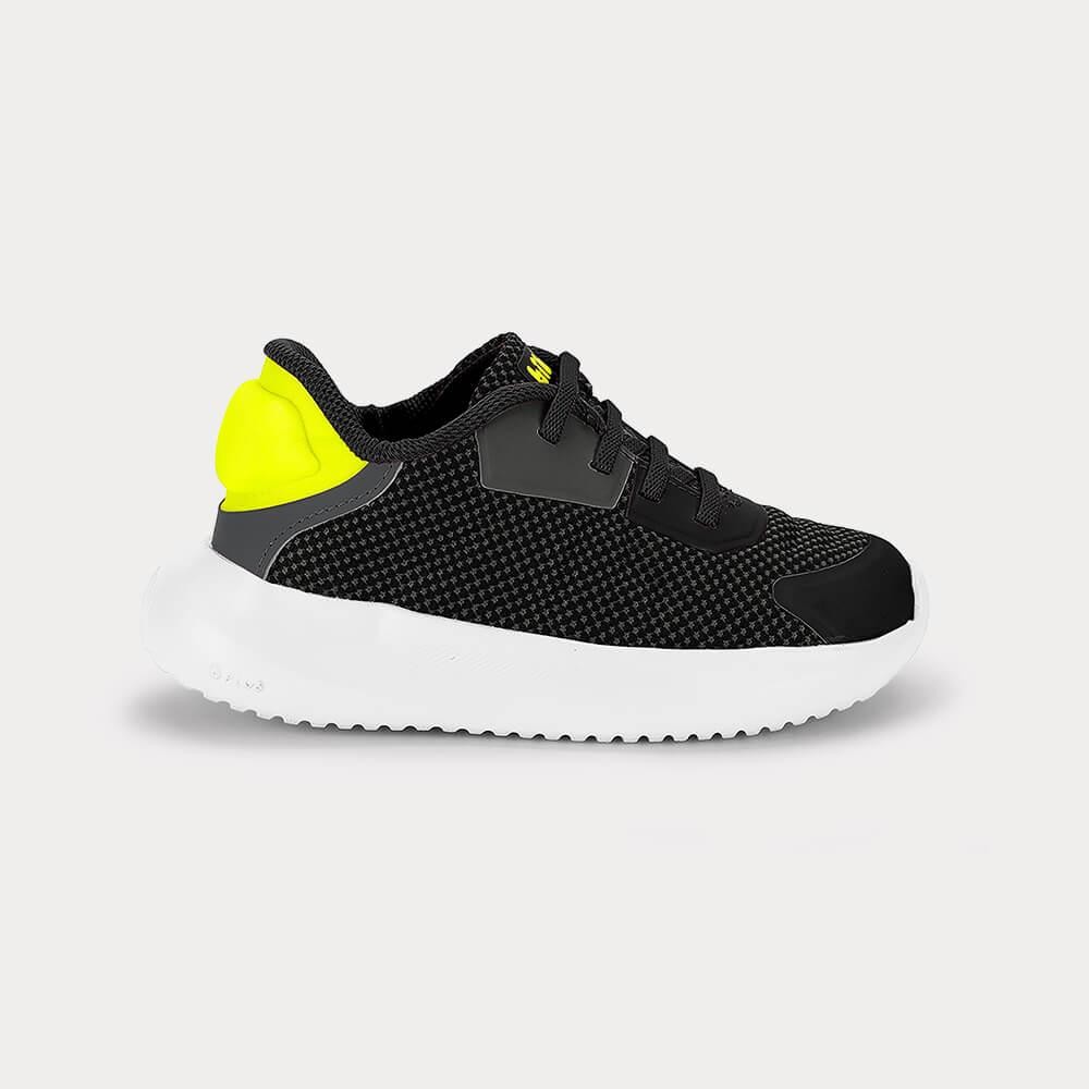 Imagem Tênis Infantil Bibi Flash Preto com Amarelo