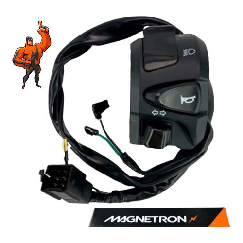 Chave Punho De Luz Completa Honda CG 160 FAN/STAR 2016 2017 2018 2019 2020 Original Magnetron em Oferta na Shopee