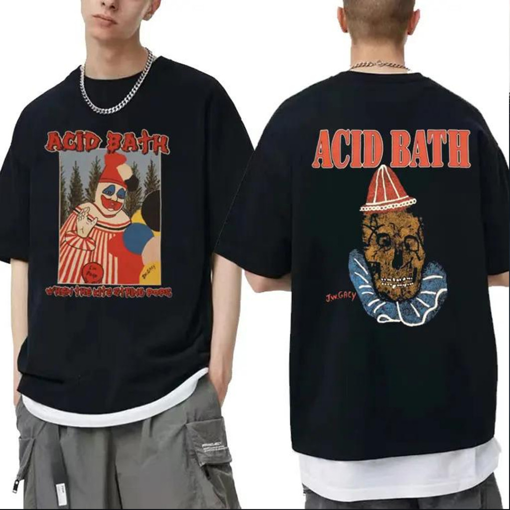 [Camiseta Premium em Algodão Puro]GXG Camiseta Básica Unissex Algodão Acid Bath When The Kite String Pops