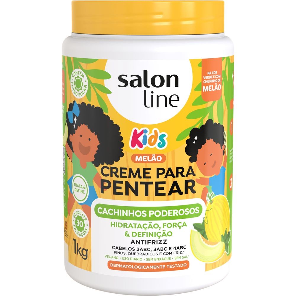 Creme De Pentear Cachinhos Poderosos Melão 1kg - Beauty