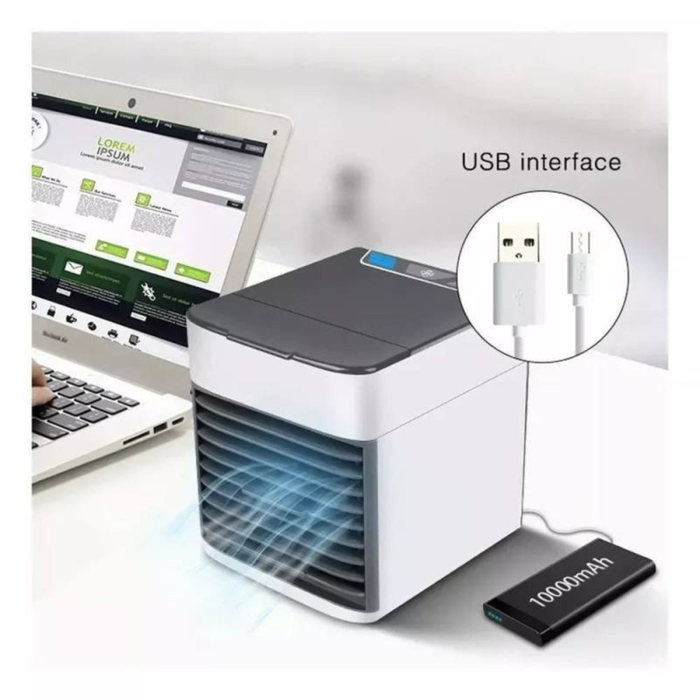 Climatizador Portátil 3 Modos Ar Condicionado Compacto Pequeno Escritório Ventilador Circulador