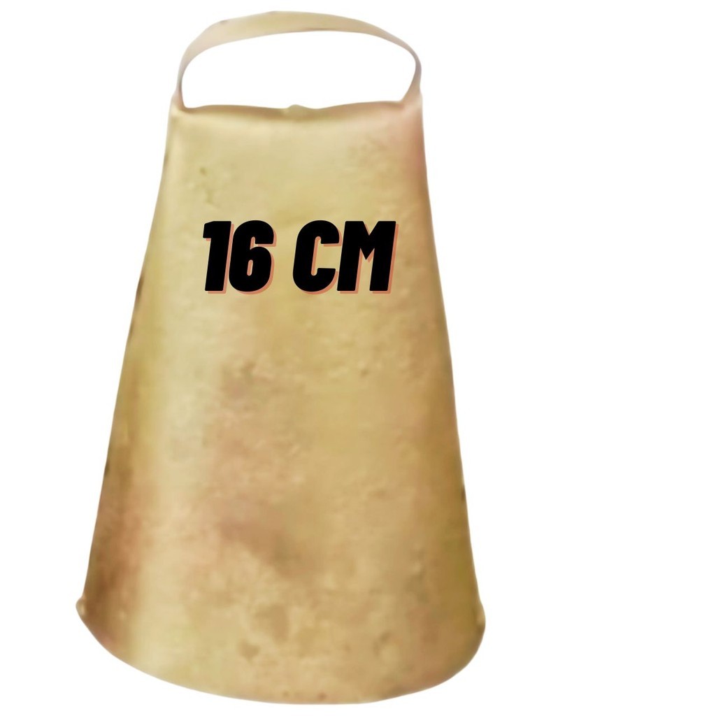 Sino 16cm Cincerro sineta Boi Vaca carneiro Chocalho grande metal