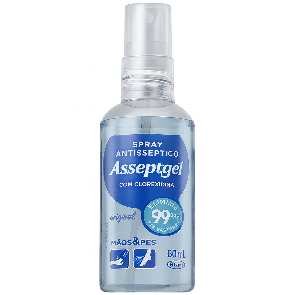 SPRAY ANTIS. ASSEPTGEL CLOREXIDINA ORIGINAL 60ML