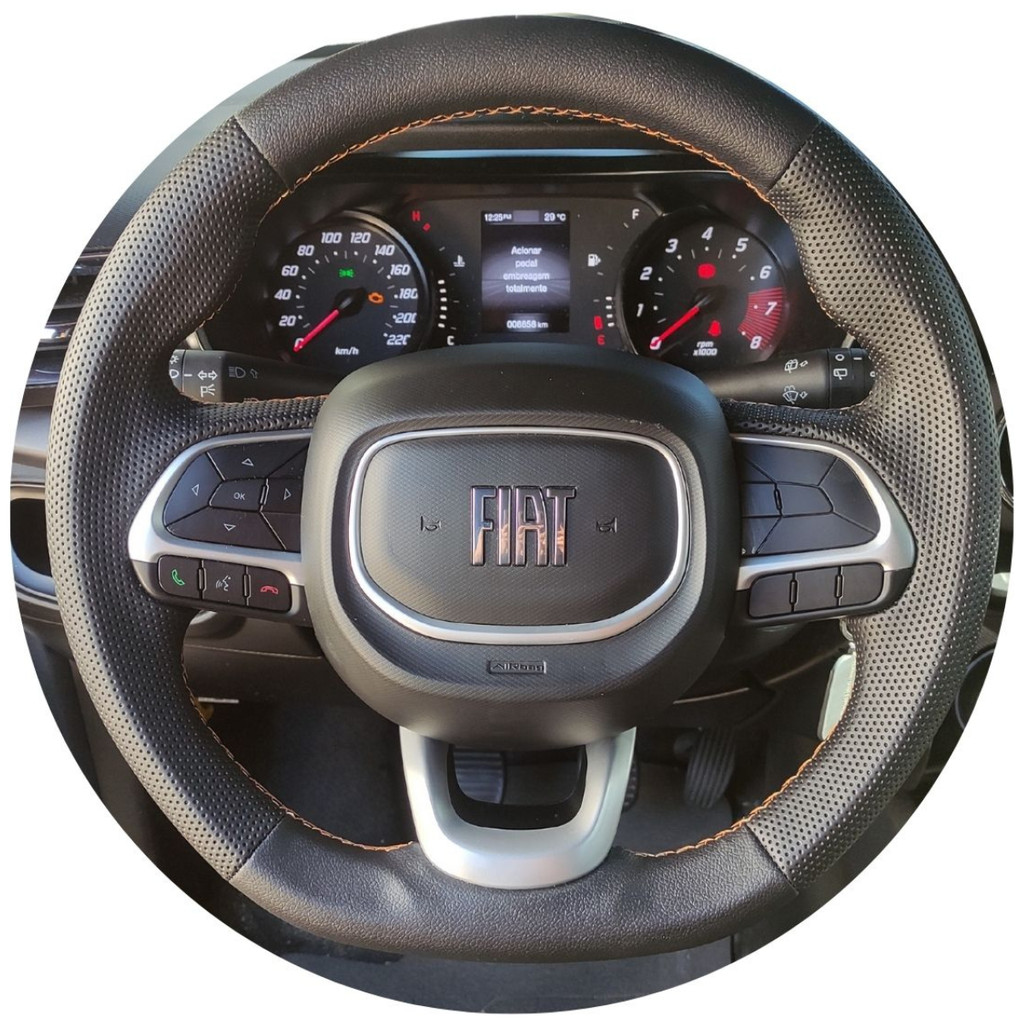 Capa de Volante Costurada Fiat Cronos/ Fastback/ Pulse