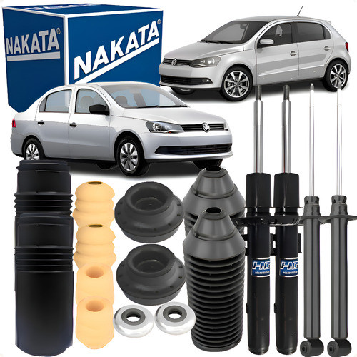 4 Amortecedores  + Kit Completo Gol Voyage G5 G6 G7 2008 2009 2010 2011 2012 2013 2014 2015 2016 2018 2019 2020 2021 22 em Oferta na Shopee