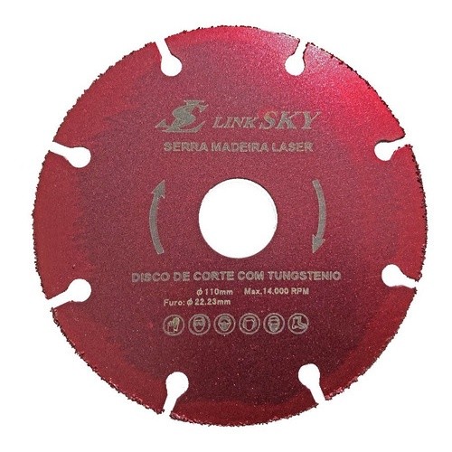 Disco Tungstenio Corte Madeira Para Lixadeira 22mm em Oferta na Shopee